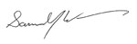 Signature Image of Samuel "Joe the Plumber" Wurzelbacher